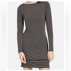 Michael Kors Link Chain Border Shift Dress Size M